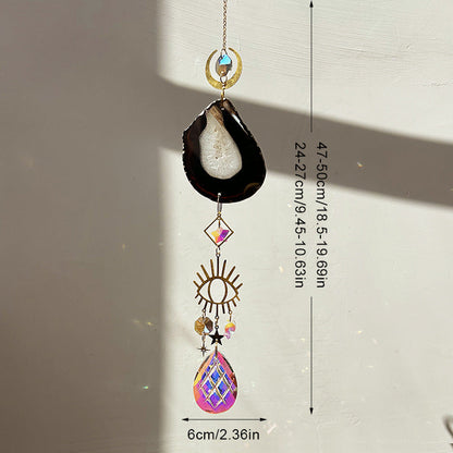 Colorful Stone Hanging Crystal Decoration