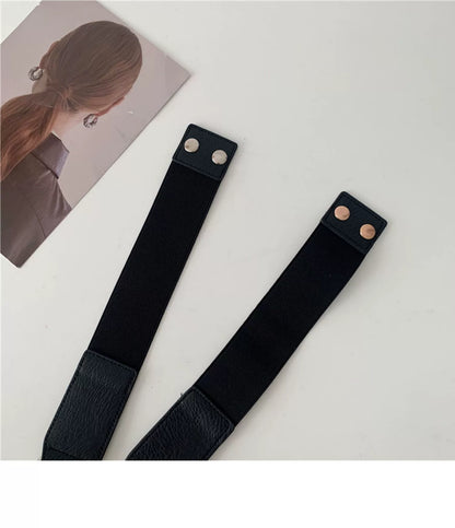 Stretchy Chain Splicing Simple Waist Belt