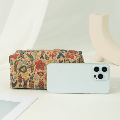 Cartoon Print Large Capacity Makeup Bag