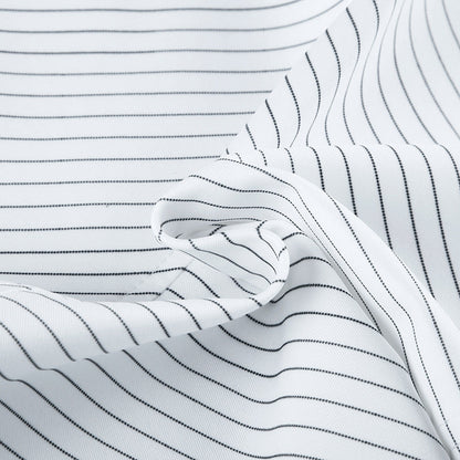 Striped Hip Wrap Slim Mini Skirt