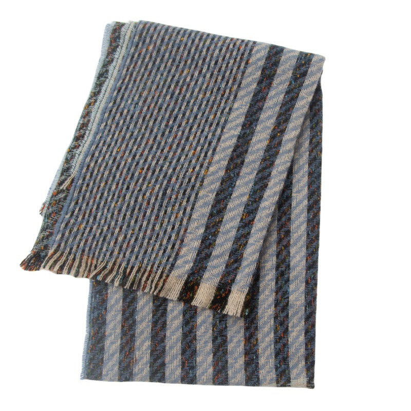 Vintage Stripe Patchwork Scarves