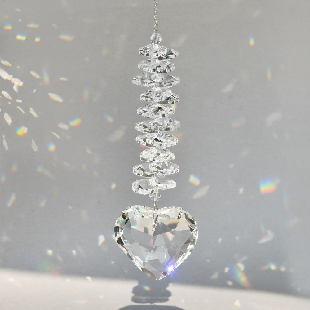 Love Irregular Crystal Home Hangings