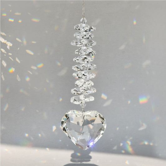 Love Irregular Crystal Home Hangings