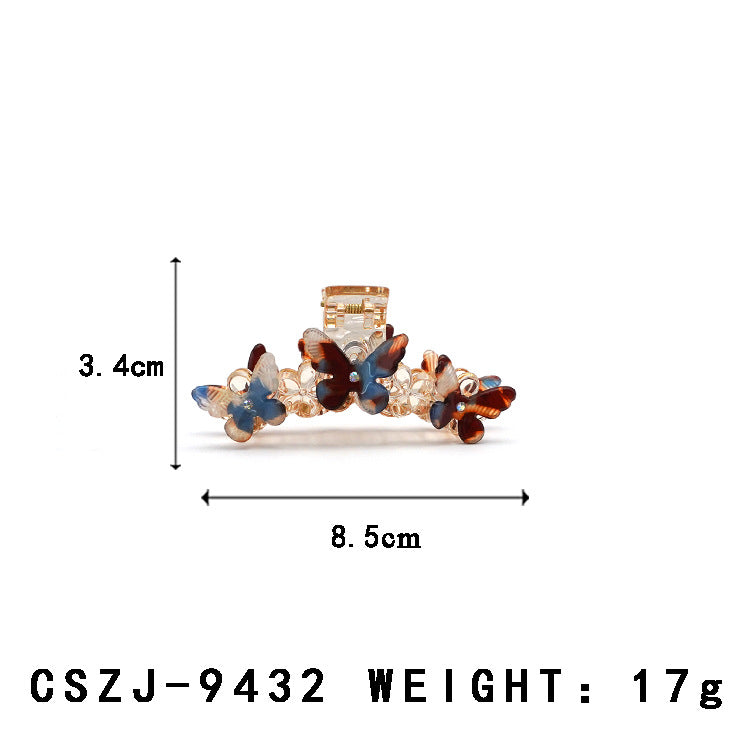 Simple Butterfly Acetate Hair Claw