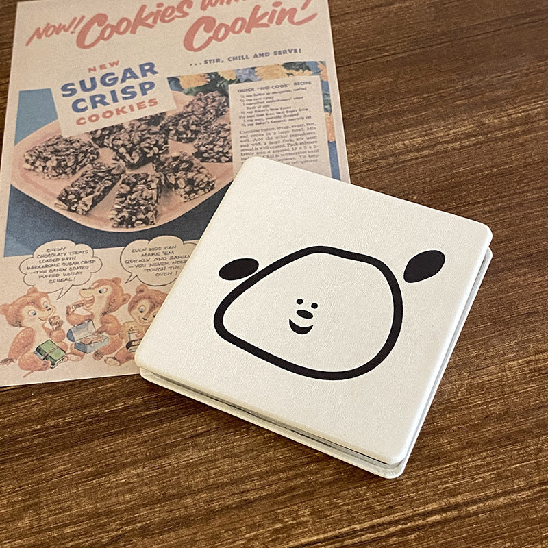 Cute Bear Mini Portable Makeup Mirror