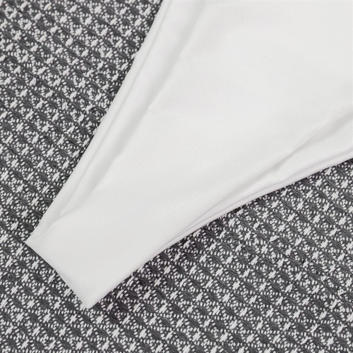 Solid Color Strapless Triangle Bikini Swimwear