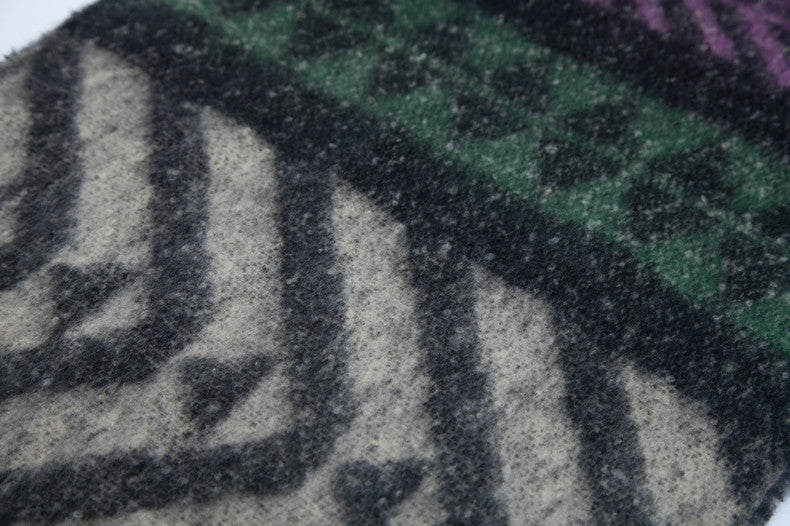 Print Tassel Contrast Color