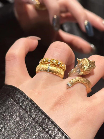 Vintage Simple Elegant Rhinestone Rings