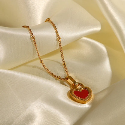 Cute Heart Simple Necklace