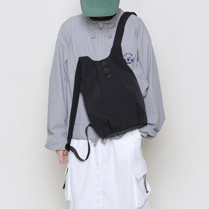 Solid Color Portable Simple Backpack