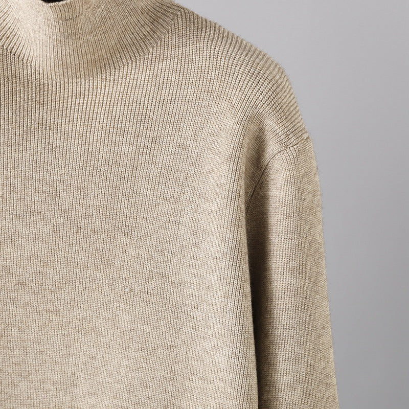 2+ Stand Collar Side Split Knit Sets