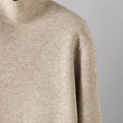 2+ Stand Collar Side Split Knit Sets