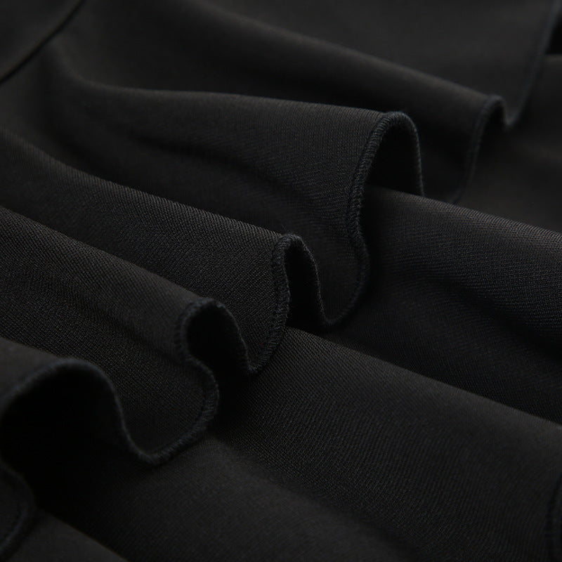 Lace Splicing A-Line Ruffle Mini Skirt