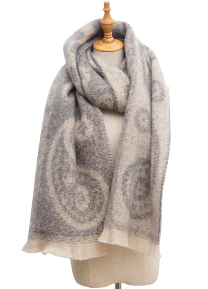 Plaid Print Vintage Scarves