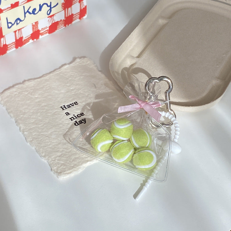 Cute Creative Bread Toast Cartoon Bag Charm