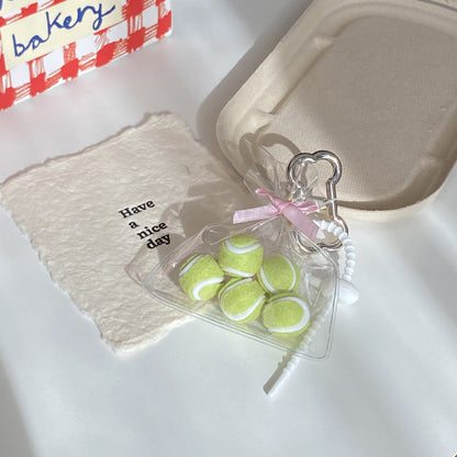 Cute Creative Bread Toast Cartoon Bag Charm