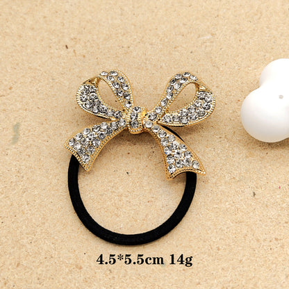 Trendy Rhinestone Starfish Ponytail Hair Tie