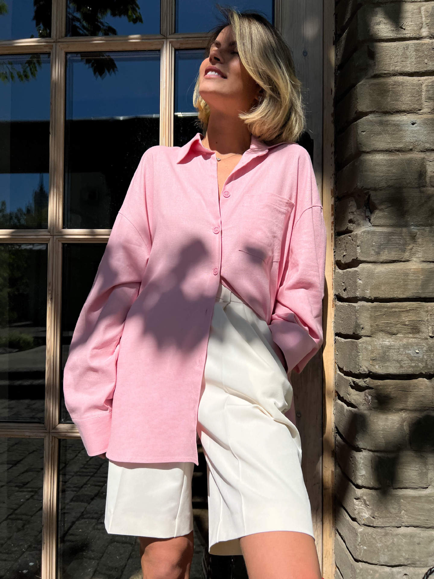 Casual Loose Stright Leg Suit Shorts