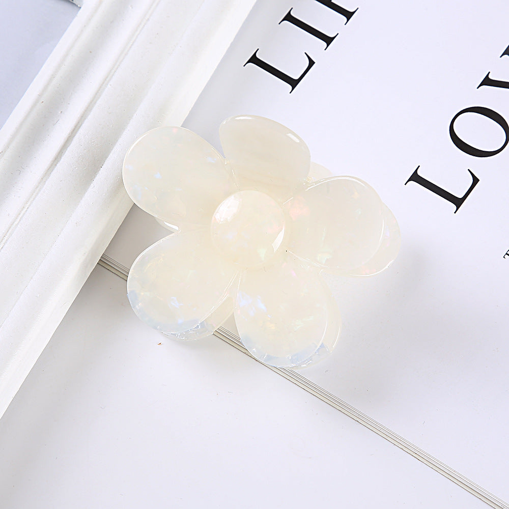 Elegant Floral Accessory Acetate Hair Claw