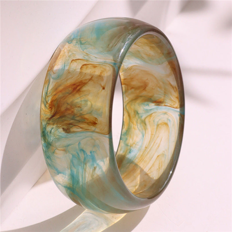 Colorful Irregular Single Acrylic Bracelets