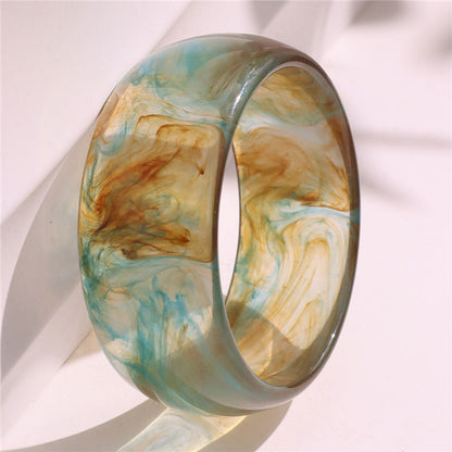 Colorful Irregular Single Acrylic Bracelets