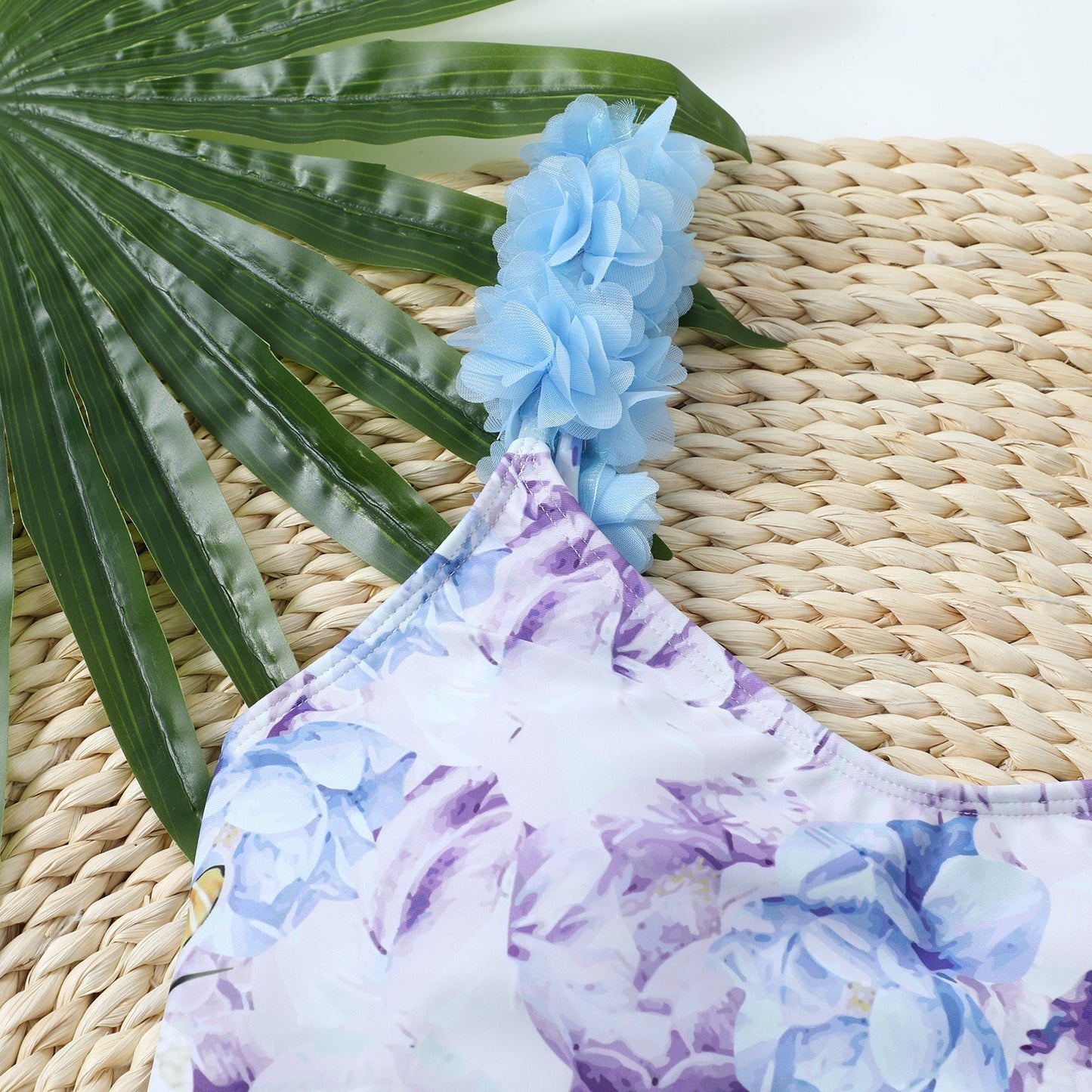 Ruffle Backless Swimwear String Cover