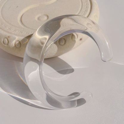 Multicolor Open Acrylic Resin Bracelets