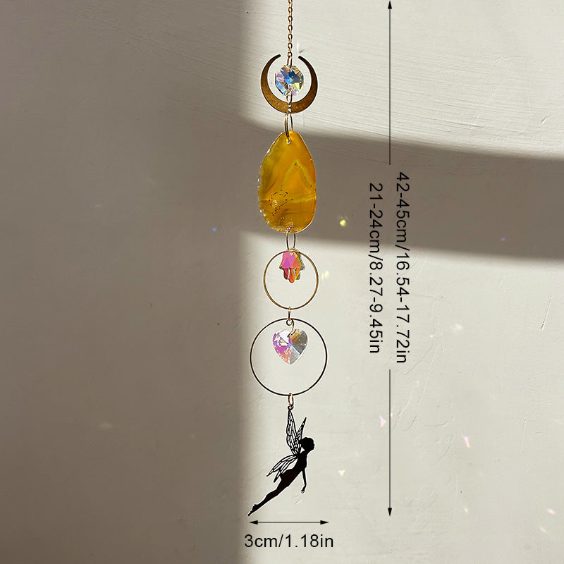 Colorful Stone Hanging Crystal Decoration