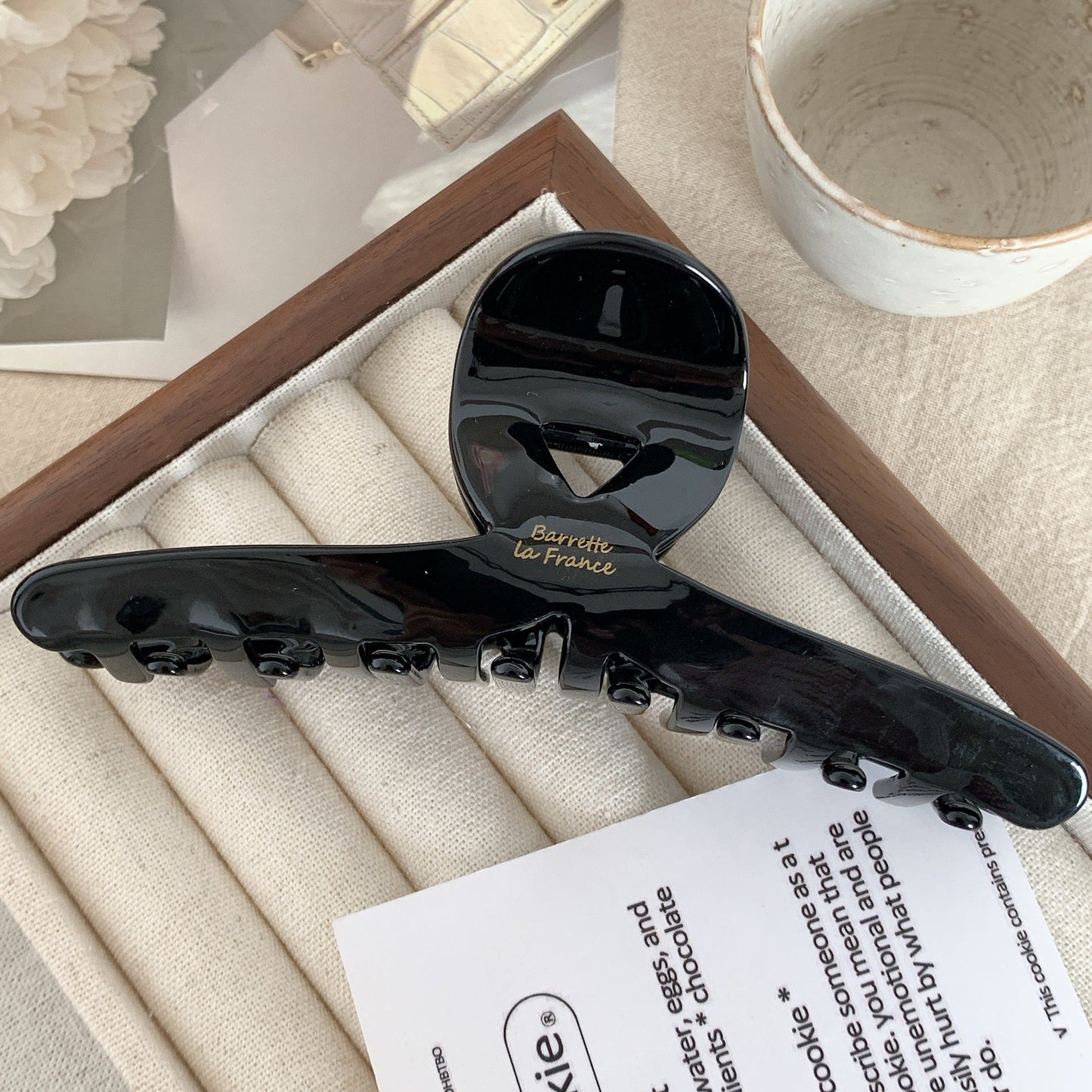 Simple Letter Multicolor Claw Clip