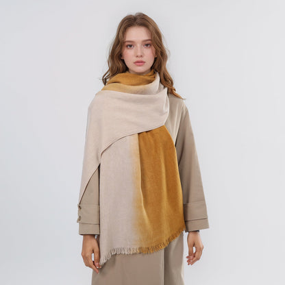 2+ Gradual Color Elegant Scarves