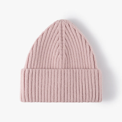 Solid Color Warm Knit Beanie