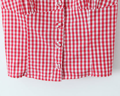 Cute Lace Trim Cami Pleated Bubble Shorts Set