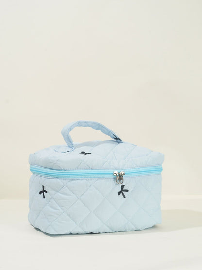 Bows Print Large Capacity Make Up Bag