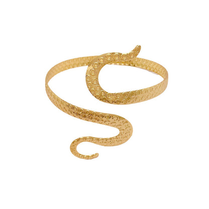 Serpentine Geometry Arm Cuff