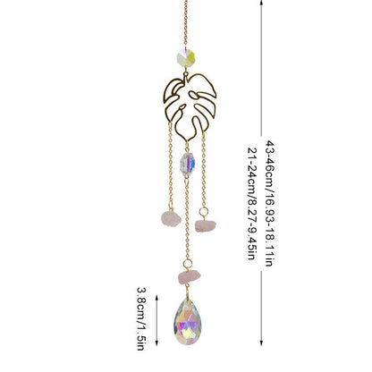 Hellow Out Hanging Crystal Decoration