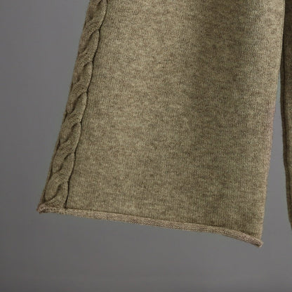 2+ V-Neck Side Split Knit Sets