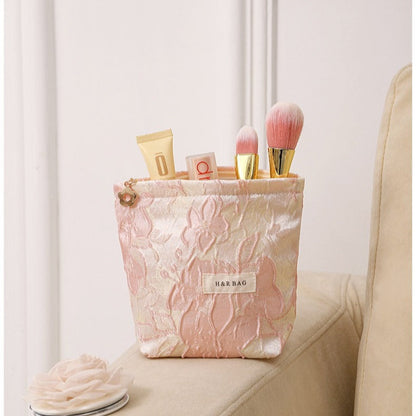 Large Capacity Floral Makeup Bag