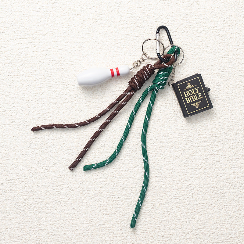 Cute Cartoon Heart Carabiner Keychain