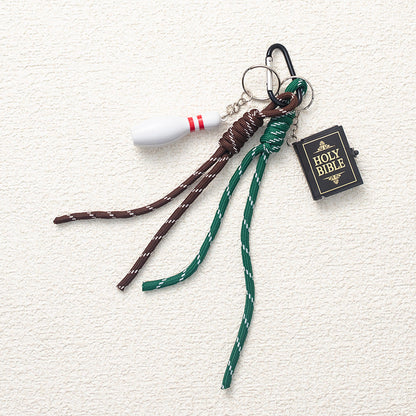 Cute Cartoon Heart Carabiner Keychain