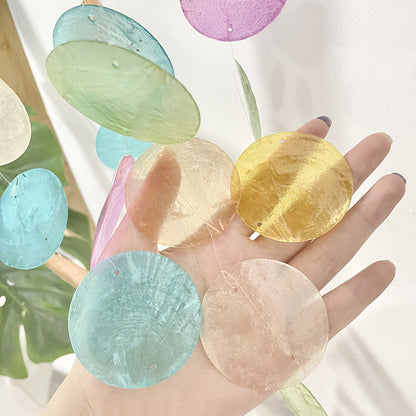 2+Simple Wooden Shell Suncatcher Hangings