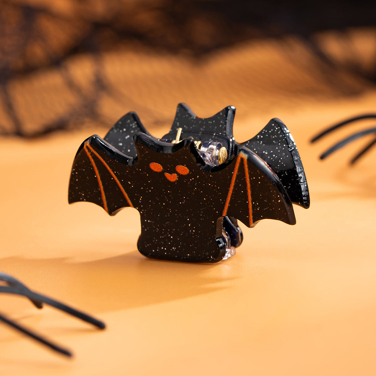 Cute Halloween Spider Ghost Mini Hair Claw