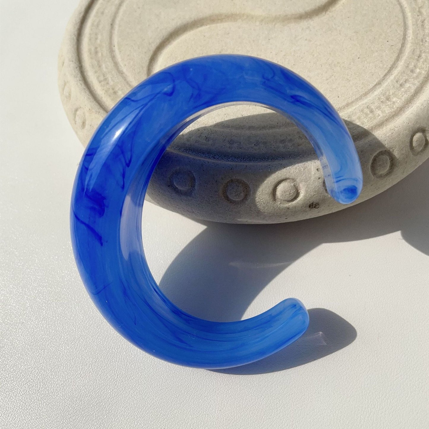 Multicolor Open Acrylic Resin Bracelets