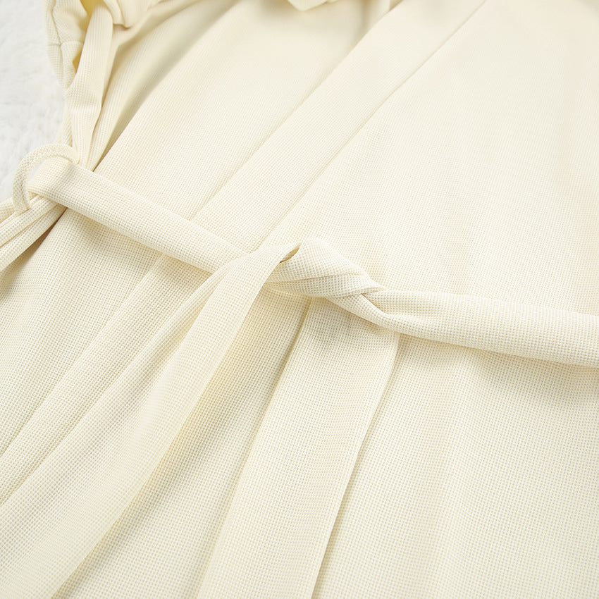 3PCS Waffle Solid Color Homewear Sets