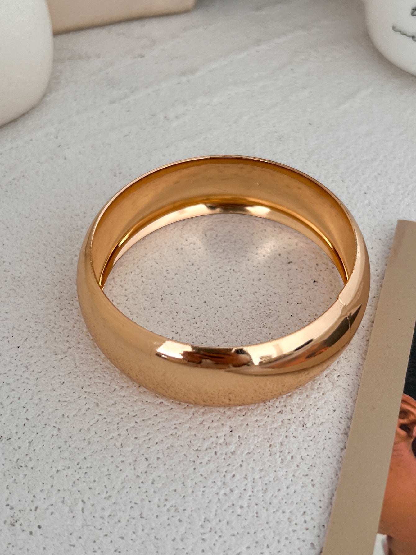 Vintage Irregular Wide Acrylic Bracelets