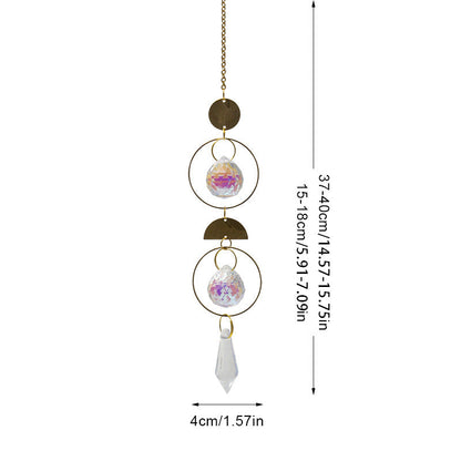 Sun Star Colorful Hanging Crystal Decoration