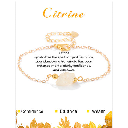 Elegant Irregular Stone Simple Beaded Bracelets