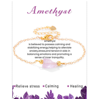 Elegant Irregular Stone Simple Beaded Bracelets