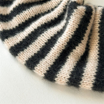 Color Block Striped Elastic Hair Tie