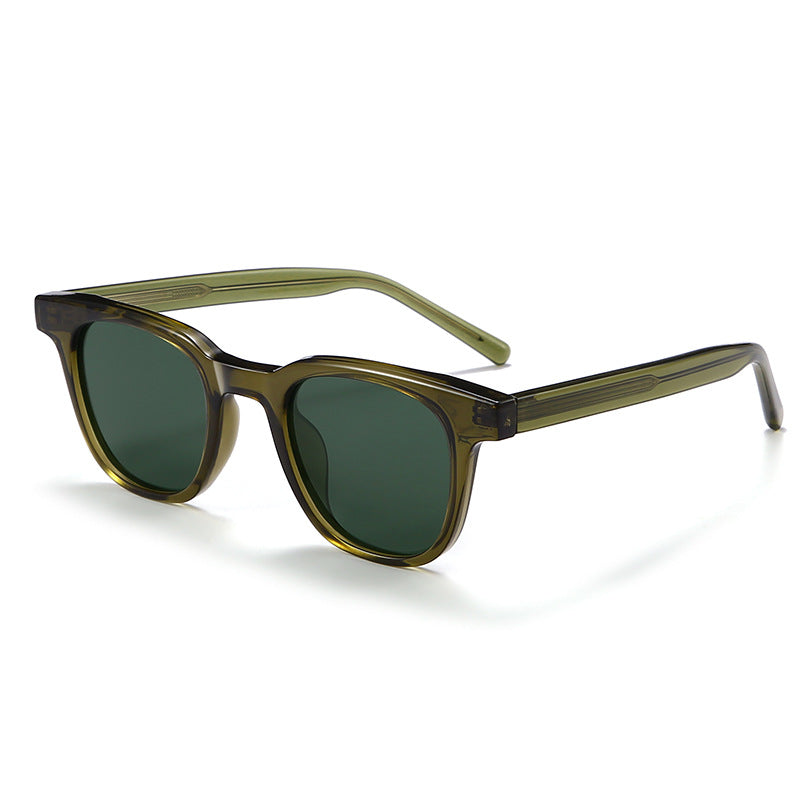 Square Frame Simple Polarized Sunglasses