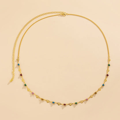 Minimalist Heart Metal Sexy Waist Chain
